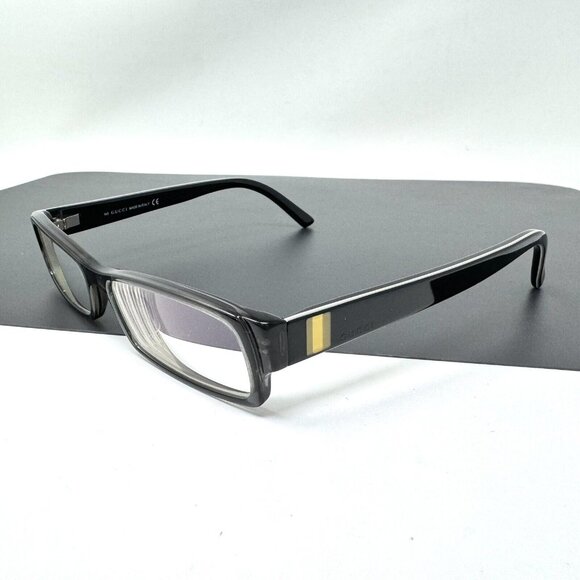 Gucci GG1576 EOK Black Rectangular Eyeglass Frame Italy 55-15-145 GG 1576 - Picture 3 of 11